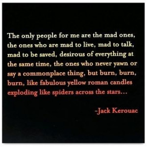 Kerouac. Best. book. ever. though horrible graphic design