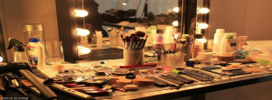 Backstage Brushes Cosmetics Fashion Lights Make Up Facebook Covers