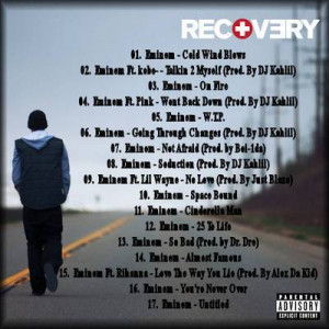 Eminem Recovery Album Cover