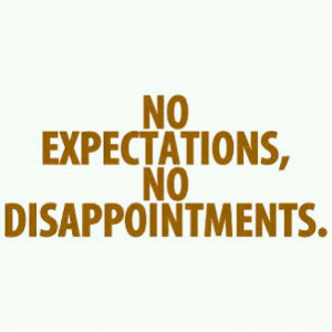 Expectations and Disappointment