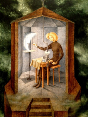 Remedios Varo, Celestial Pablum, 1958