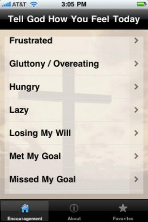 ... folgende Bilder zu Biblical Encouragement - Weight Loss iPhone-App