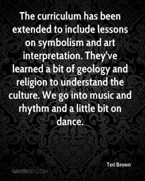The curriculum has been extended to include lessons on symbolism and ...