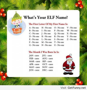 What’s your elf name? - Funny Pictures, Funny Quotes, Funny Memes ...