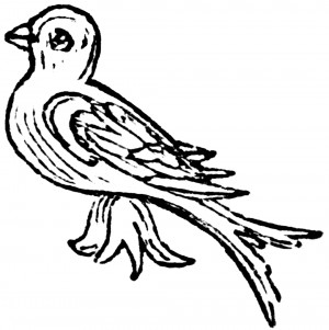 The Martlet- A mythological bird with no feet (so it can never land ...