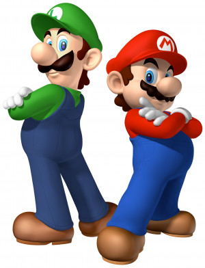 Luigi Mario su likovi sa igre Super Mario!