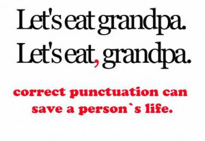 Writing Punctuation poster