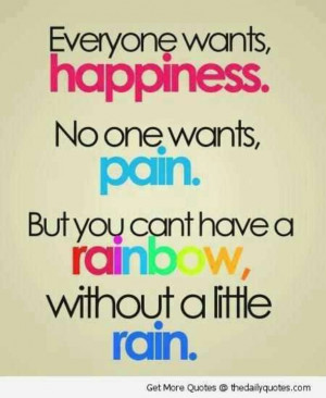 Happiness...Rainbow...Rain