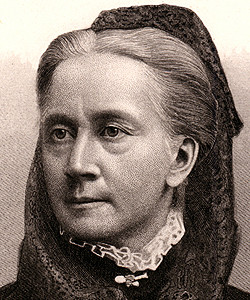 Belva Lockwood engraving detail