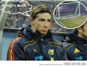 Funny photos funny Torres soccer player sad