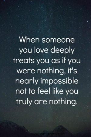 Quotes About Feeling Worthless Tumblr If your spouse makes you feel