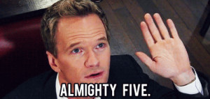 gif love High Five how i met your mother himym barney stinson neil ...