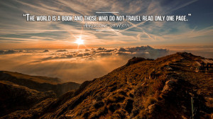 Travel Quotes – Augustine of Hippo