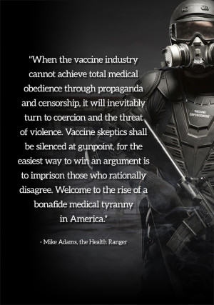 When the vaccine industry cannot achieve total medical obedience ...