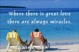 motivational picture of people in beach chairs with the quote: Where ...