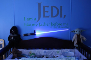 Jedi wall quote for nursery | geeeeks & nerrrrds