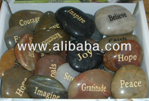 View Product Details: Inspirational word stones pocket stone river ...