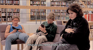 mine the breakfast club anthony michael hall brian johnson emilio ...