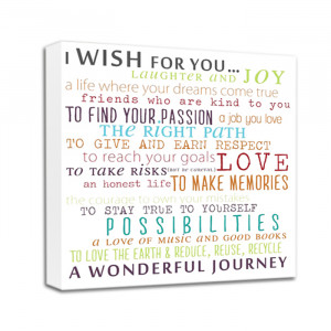 Wish for Child – STOCK – 15X15 Canvas Art for Nursery