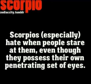 Scorpio Traits...
