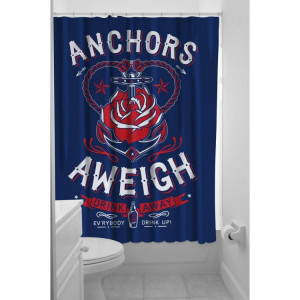 Home / Sourpuss Anchors Aweigh Shower Curtain