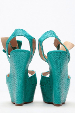 Cute Dress Short High Heels Turquoise Ring Peep Toe