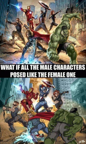 female sexy cartoon characters