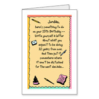 Funny Birthday Card Sayings For Teenagers