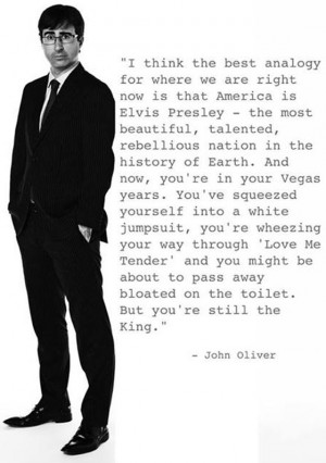 John Oliver Political Edian