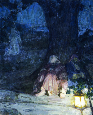 disciples sleeping in gethsemane