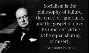 Churchill on socialism. One of my absolute favorites.