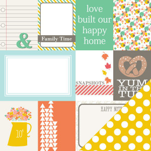 ... Scrumptious Collection - 12 x 12 Double Sided Paper - Corn On The Cob