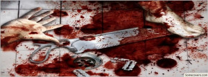 Bloody Scene Red Murder Facebook Timeline Cover