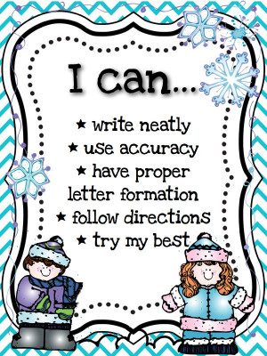 This pack includes writing in a winter theme. It also includes quotes ...