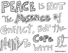art therapy quotes coloring pages more peaceconflict jpg quotes colors ...