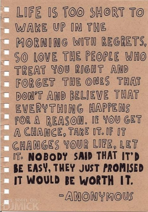 hope you can have happy in the life.