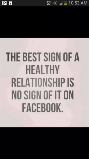 Or no Facebook account at all...because we're busy living. Happy life ...