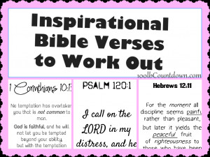 Inspirational Bible Verses to Work OUt