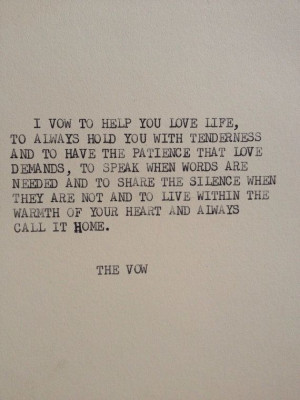 Memorable Quotes The Vow. QuotesGram