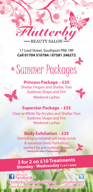 new leaflets no price increases but new treatments added and some new