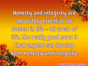 Honesty and Integrity Quotes