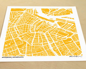 World Map Amsterdam Netherlands