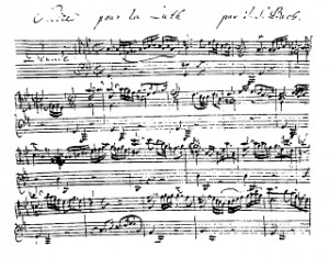 the music of Bach, and observing it from a student of music ...