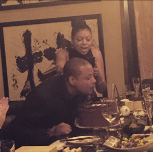 Terrence Howard celebrates his birthday with the cast of Empire in ...