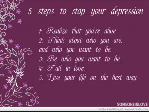Steps To Stop Depression