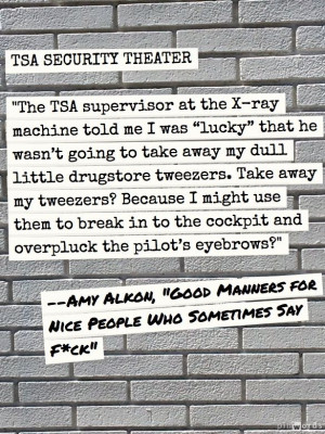 sans civil liberties (and any modicum of sense). Another fine quote ...