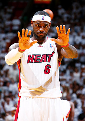 ... Miami, LeBron and the Heat put that to rest with a late Game 2 charge