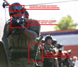 ... Of The Military-Style Gear Used On The Streets Of Ferguson, Missouri