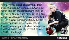 EXO Kai's. Most interesting quote I ever read. I didn't have any super ...