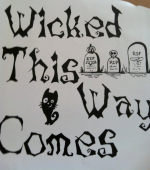 IMG 4685 528x600 13 Days of Halloween DIY Macbeth Quote Plates